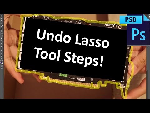 Photoshop polygonal lasso tool step back