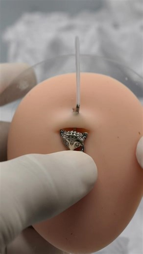 Navel piercing fake toy #navelpiercing #piercing #asmr #shorts