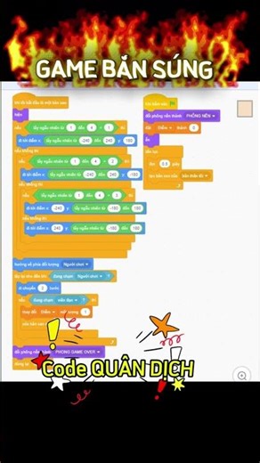 Tạo Game Bắn Súng Trên Scratch – Ai Cũng Làm Được! #gamedev #scratch #tutorial