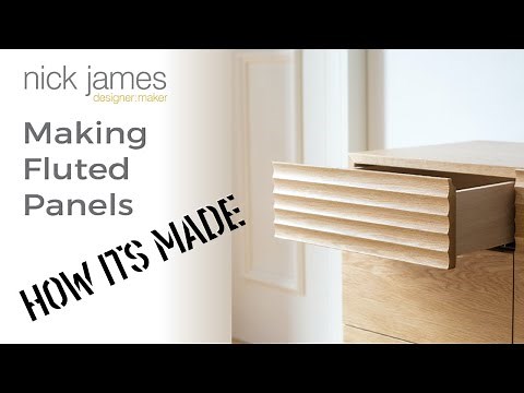 Fluting Panels on a CNC router