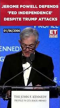 Jerome Powell Strongly Defends 'Fed Independence' while Accepting JFK Profile In Courage Award