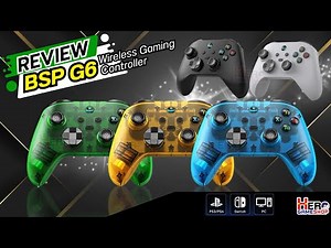Review l BSP - G6 Gamepad Bluetooth Controller🚀Supports NS v1v2/Oled IOS/Android/PC/Shooting plus V3