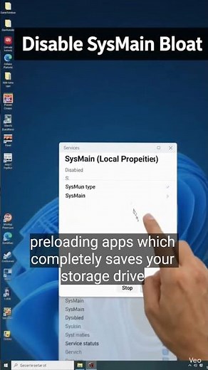 Stop High RAM & Disk Spikes! 🛑 Disable SysMain Lag #automation #n8n #tech #windows #technology #ai