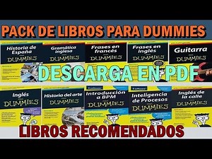 PACK De Libros Para Dummies Gratis en PDF | Parte 1