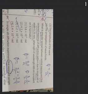 (3) The amplitude of the wave(4) The propagation of wave front... | Filo