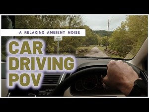 Ambient Noise : Car Driving | 1 Hour 4K