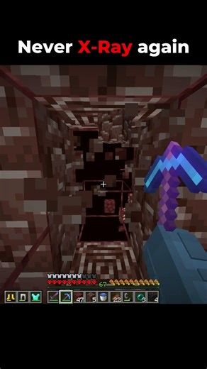Never X Ray again #minecraft