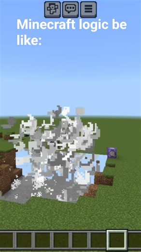 Minecraft logic be like:..... #minecraft #dream #readycorgi92532 #bedrock