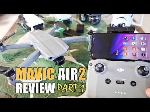 MAVIC AIR 2 Review - Part 1 In Depth - FLY MORE COMBO Unboxing, Setup, Updating! Pros & Cons