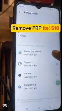 Itel S18: Google | Bypass itel frp| itel #short