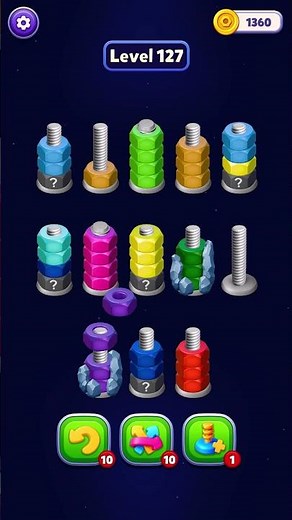 Nut Sort 3D | Level 127