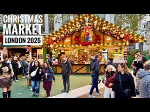 2025 London Christmas Market Tour | London Leicester Square Christmas Market | London Walk [4K HDR]