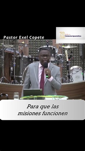 For missions to work - Pastor Exel Copete