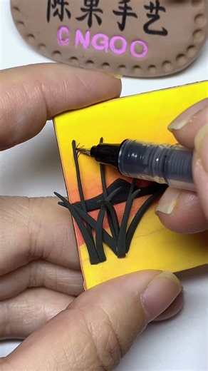 Easy Clay Art Tutorial: Sunset Landscape! 🌄 Simple Polymer Clay DIY for Beginners & Kids 🎨