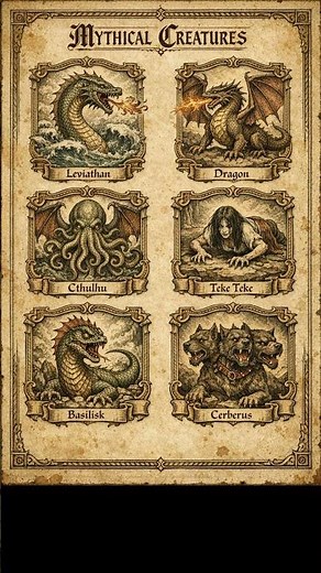 6 Mythical Creatures That Once Terrified the World 👹