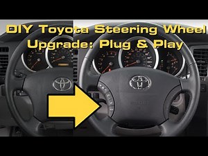 Toyota Steering Wheel Upgrade - DIY Add Volume Buttons the Easy Way