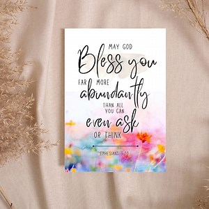 Scripture Birthday Card for Her: Religious Encouragement (digital Download) - Etsy