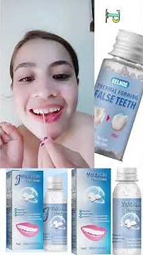 How to use moldable false teeth / temporary tooth DiY ....#trendingproducts #faketeeth #faketooth