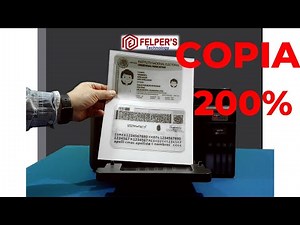 How to Copy Credentials at 200% on Both Sides of a Sheet - Epson L6270 - Step by Step