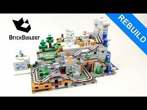 Lego Minecraft 21137 The Mountain Cave - Rebuild A - Lego Speed Build for Collectors