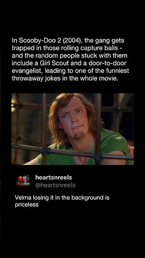 Velma Losing It in the Background Is the Best Part (Scooby-Doo 2)