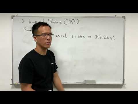 工程數學1.2 微分方程：Initial Value Problems (IVP)