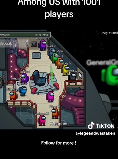 Among Us with 1001 Players: Insane Gameplay