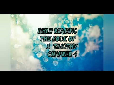 The Book Of 1 TIMOTHY // Chapter 4..