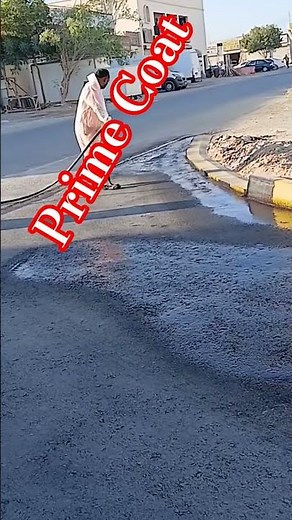 Applying Prime Coat on Road Junction Before Asphalt | Real Construction Work! @haideryvlogs222