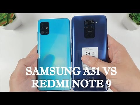 Xiaomi Redmi Note 9 vs Samsung Galaxy A51 | Fingersprint, Speedtest, Camera Comparison