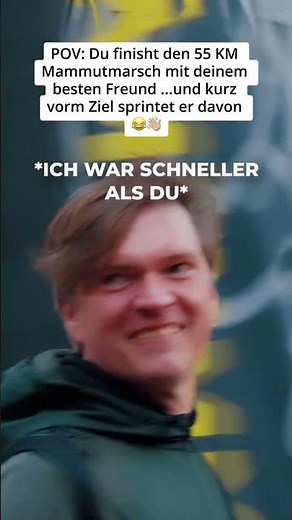 55 Kilometer sind eine komische Art, Freundschaften zu testen. 🫣