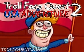 Trollface Quest USA 2 Adventure Online in Fullscreen