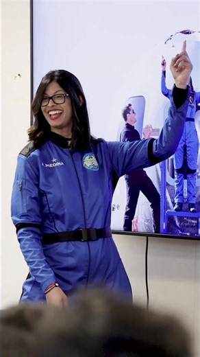 Blue Origin Astronaut visits Serrano Intermediate School