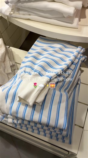 Plus they have an extra 20% off code that stacks!! I love the stripes and the textured sets are amazing!! 🤍 #aerie #sweatshirts #loungewear #springbreak #springclothes