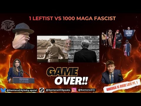 1 Leftist vs 1000 MAGA FASCIST: Sparring with Santana (Late PT. 1)