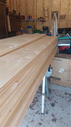 Log Home Build - I Love It!! Tongue & Groove Pine!! #dreamlogcastle #pinewood #beautiful
