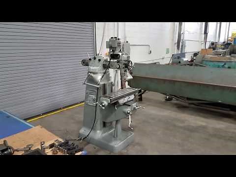 Bridgeport Vertical Mill, M Head, Single Phase 110V