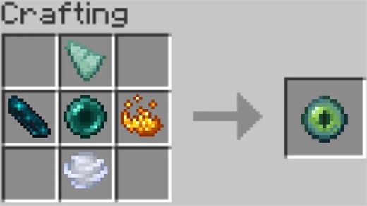 Minecraft player suggests a more meaningful crafting recipe for eye of ender