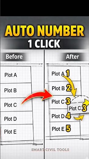 AutoCAD Auto Numbering | 1 Click Layout Numbering (ANUM LISP)
