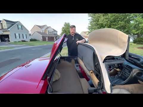 2004 Corvette Convertible Manual Soft Top Operation