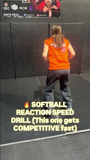 SOFTBALL REACTION SPEED DRILL (wall bounce) #softballtraining #softball #athlete