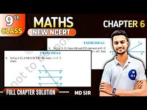 Class 9 Maths Chapter 6: FULL CHAPTER | Lines and Angles | MD Sir