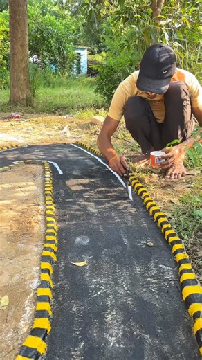 HK Model Maker on Instagram: "I build a mini road | part 3"