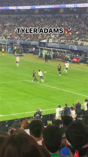 This angle of Tyler Adams’ banger against Mexico is a work of art 😮‍💨🔥 Iconic. (🎥: @concacaf) | USMNT Only