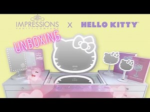UnBoxing Impressions Vanity Hello Kitty LED Wall Mirror 😍 So Cute ♥️