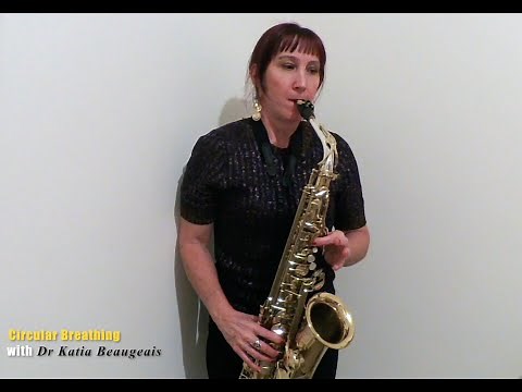 Katia Beaugeais - How to Circular Breathe on Saxophone: Video 3 Steps 6 - 8