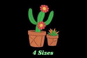 Cactus Embroidery Design, Cactus Machine Embroidery Design, Cactus Embroidery Design For Men, Women, Girls