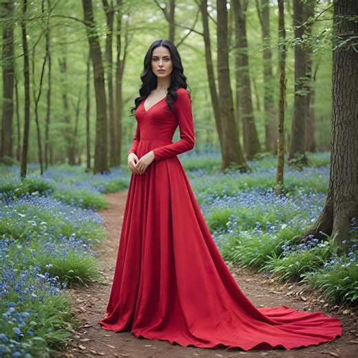 Red Victorian Long Dress, Medieval Viking Maxi Clothing, Role Play Carnival Costume, Princess Fairy Women Wear, Party Floor Length Gown - Etsy