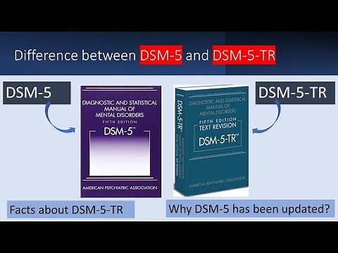 What updates have been made in DSM-5-TR? Difference between DSM-V and DSM 5-TR