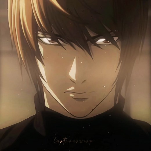 REPOST 🙏🏻 the previous video looked laggy 😭 #lightyagami #deathnote || #4upage #xyzbca